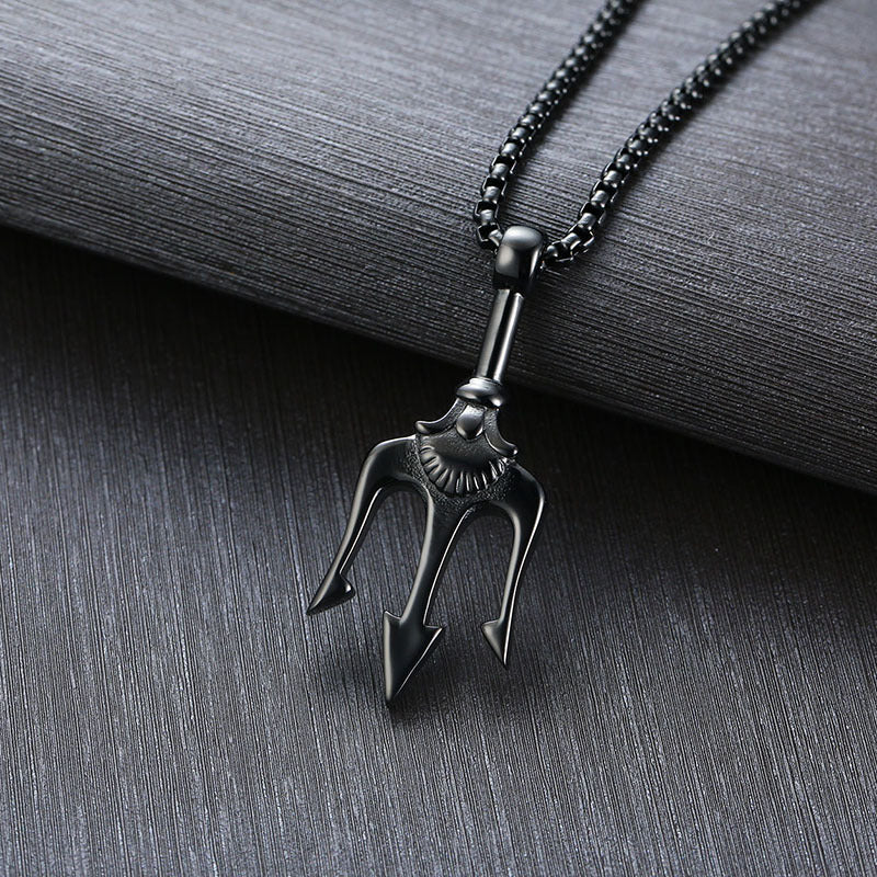 Neptune's trident necklace