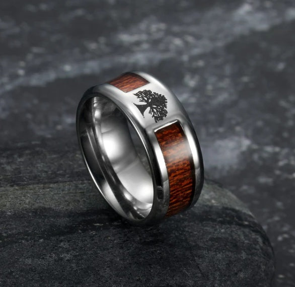 Wood Inset Ring