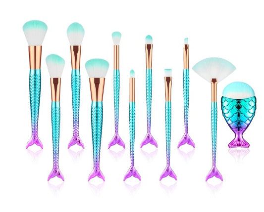 Mermaid Makeup Brushes